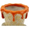 Mauro Ferretti Bloempot Beker 18x16x26 cm goud oranje
