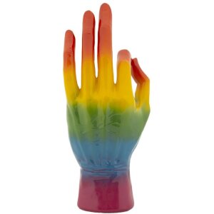 Mauro Ferretti Decoratiehand Regenboog OK 16x10,5x36 cm meerkleurig