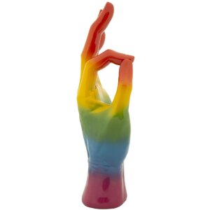 Mauro Ferretti Decoratiehand Regenboog OK 16x10,5x36 cm meerkleurig