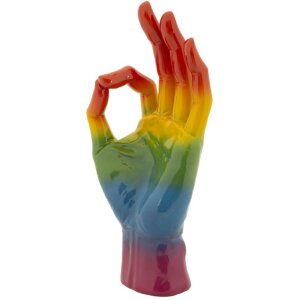 Mauro Ferretti Decoratiehand Regenboog OK 16x10,5x36 cm meerkleurig