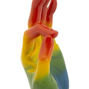 Mauro Ferretti Decoratiehand Regenboog OK 16x10,5x36 cm meerkleurig