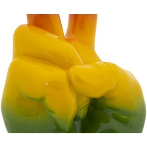 Mauro Ferretti Decoratief beeld Regenbooghand Gewinn 16x13x36,5 cm meerkleurig