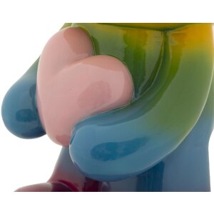 Rainbow Bear Staande Beer Multicolor 22,5x17,5x42,5 cm Polyresin