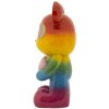 Rainbow Bear Staande Beer Multicolor 22,5x17,5x42,5 cm Polyresin