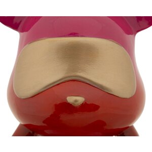 Mauro Ferretti Decoratieve Beer Regenboog 21,5x20,5x32 cm rood geel