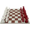 Mauro Ferretti Schaakspel Rood Wit 61x61x14 cm Polyresin Glas