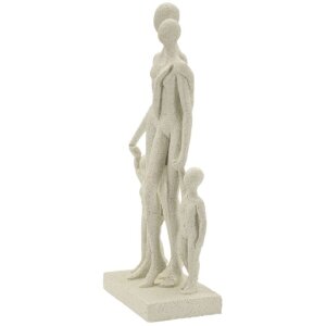Mauro Ferretti Stons Beeld Familie 16x8x30,5 cm creme