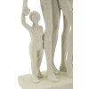 Mauro Ferretti Stons Beeld Familie 16x8x30,5 cm creme