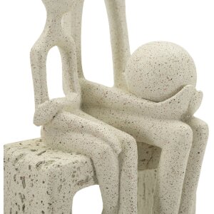Mauro Ferretti Stons Beeld Moederschap 10x7x26 cm creme Decoratie