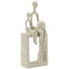Mauro Ferretti Stons Beeld Moederschap 10x7x26 cm creme Decoratie