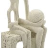 Mauro Ferretti Stons Beeld Moederschap 10x7x26 cm creme Decoratie