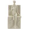 Mauro Ferretti Boekensteun Stons 24x10x20,5 cm creme