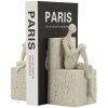 Mauro Ferretti Boekensteun Stons 24x10x20,5 cm creme
