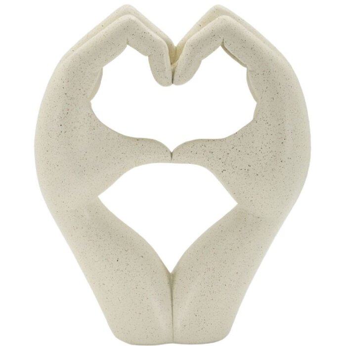 Mauro Ferretti Beeld Liefde Stones 16,5x7x20 cm creme