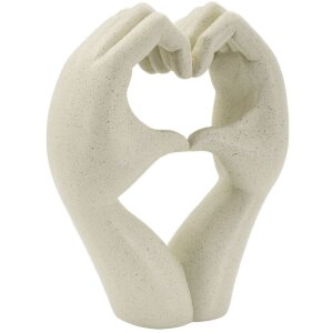 Mauro Ferretti Beeld Liefde Stones 16,5x7x20 cm creme