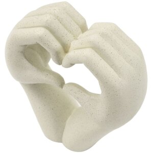 Mauro Ferretti Beeld Liefde Stones 16,5x7x20 cm creme