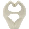 Mauro Ferretti Beeld Liefde Stones 16,5x7x20 cm creme