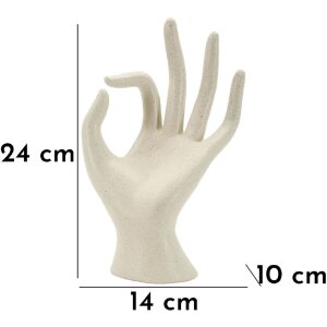 Mauro Ferretti Beeld OK Stons 14x10x24 cm creme
