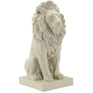Mauro Ferretti Leeuwbeeld Stons 17,5x25x40 cm creme