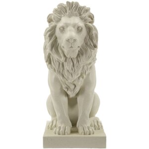 Mauro Ferretti Leeuwbeeld Stons 17,5x25x40 cm creme