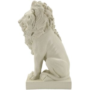 Mauro Ferretti Leeuwbeeld Stons 17,5x25x40 cm creme