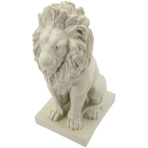Mauro Ferretti Leeuwbeeld Stons 17,5x25x40 cm creme