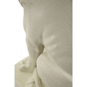Mauro Ferretti Leeuwbeeld Stons 17,5x25x40 cm creme