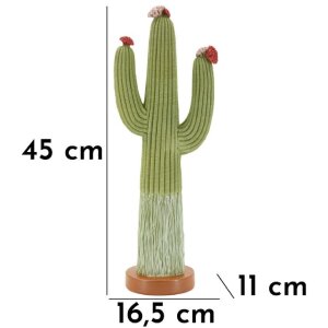 Mauro Ferretti Decoratiefiguur Cactus Stons 16,5x11x45 cm groen