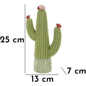 Mauro Ferretti Decoratiefiguur Cactus Stons 13x7x25 cm groen