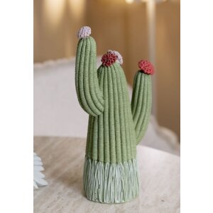 Mauro Ferretti Decoratieve Figuur Cactus Stons 10,5x6,5x20,5 cm groen