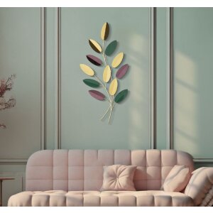 Mauro Ferretti Wanddecoratie Kleurrijk 31x1,9x61 cm meerkleurig
