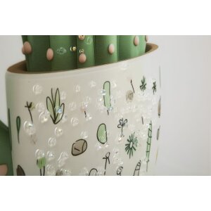 Mauro Ferretti Canvasdoek met Fotolijst Kaktusvaas 40x2,8x40 cm