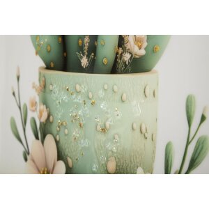 Mauro Ferretti Canvasdoek met fotolijst Cactusvaas 40x2,8x40 cm
