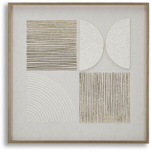 Mauro Ferretti Canvasdoek met fotolijst Abstract 60x3x60 cm