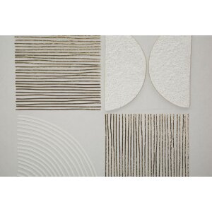 Mauro Ferretti Canvasdoek met fotolijst Abstract 60x3x60 cm