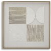 Mauro Ferretti Canvasdoek met fotolijst Abstract 60x3x60 cm