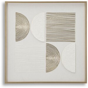 Mauro Ferretti Canvasdoek met fotolijst Abstract 60x3x60 cm