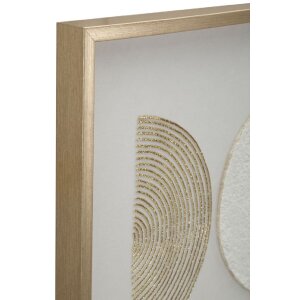 Mauro Ferretti Canvasdoek met fotolijst Abstract 60x3x60 cm