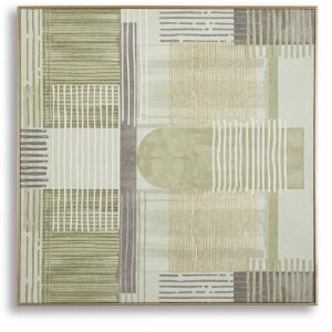 Mauro Ferretti Canvasdoek met kader Lijnen 60x3x60 cm