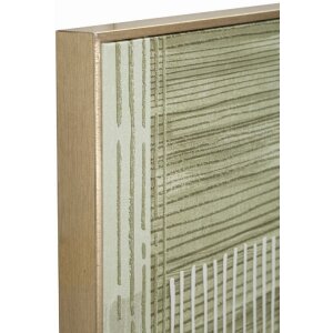 Mauro Ferretti Canvasdoek met kader Lijnen 60x3x60 cm