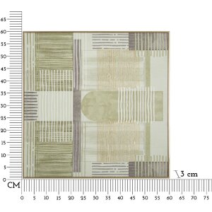 Mauro Ferretti Canvasdoek met kader Lijnen 60x3x60 cm