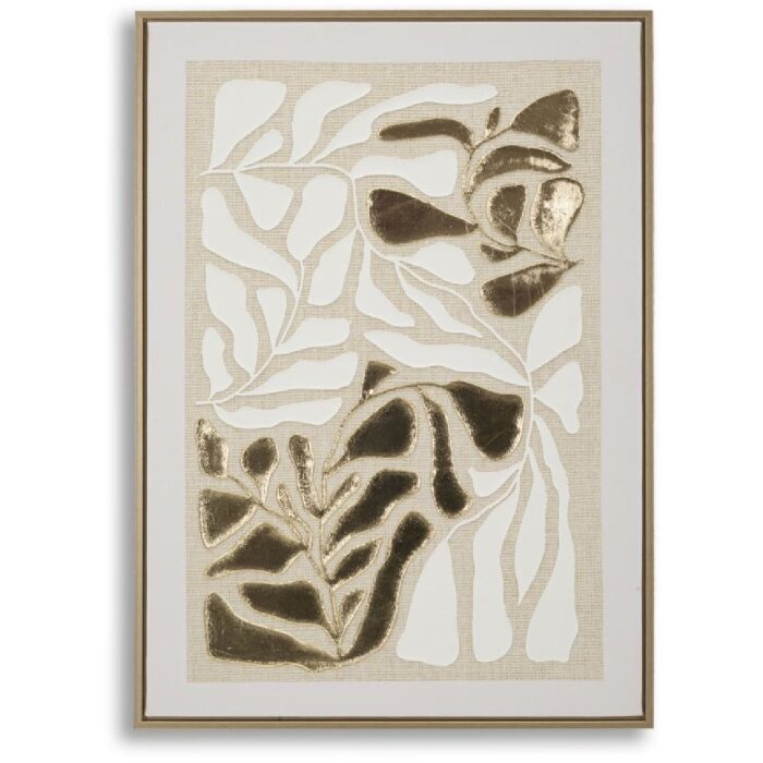 Mauro Ferretti Wanddecoratie Goldy met lijst 50x3x70 cm