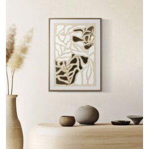 Mauro Ferretti Wanddecoratie Goldy met lijst 50x3x70 cm