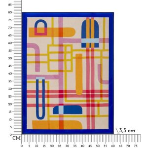 Mauro Ferretti Modis Wanddecoratie met fotolijst 60x3,3x80 cm