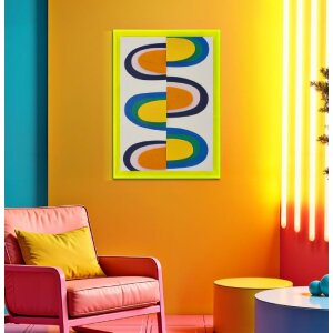 Mauro Ferretti Wanddecoratie Pop Art met Fotolijst 50x3,3x70 cm