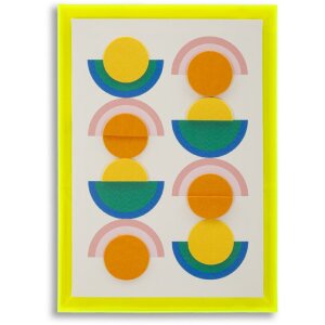 Mauro Ferretti Wanddecoratie Pop Art met kader 50x3,3x70 cm