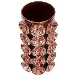 Mauro Ferretti Vaas Drop rood 12,5x12,5x24 cm