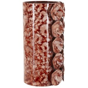Mauro Ferretti Vaas Drop rood 12,5x12,5x24 cm