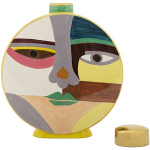 Mauro Ferretti Vaas Piccassy Kleur Rond 28x9x33 cm