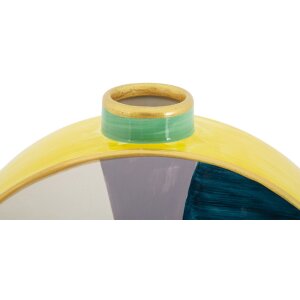 Mauro Ferretti Vaas Piccassy Kleur Rond 28x9x33 cm